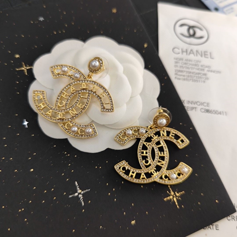 Ch*el earrings
